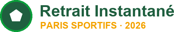 Paris sportif retrait instantané